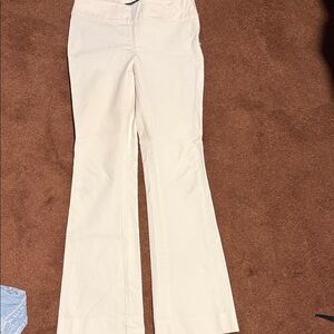 Boston Proper Women’s white Flared travel pants
